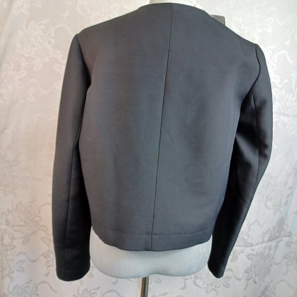 C O Viscose Faille Cropped Jacket NWT - Picture 4 of 7